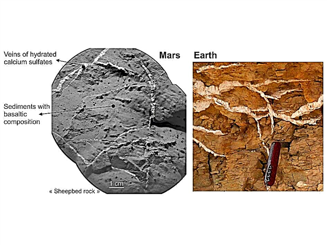 Mise à jour MSL: Curiosity trouve des dépôts riches en calcium