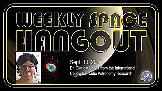 Spatiu saptamanal Hangout - 13 septembrie 2017: Dr. Claudia Lagos de la ICRAR