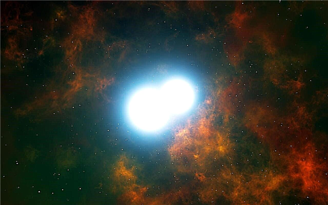 Dvě hvězdy na smrtící spirále, aby vybuchly jako supernova
