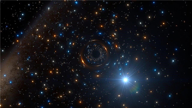 Et sort hul skubber stjerner rundt i denne globular klynge
