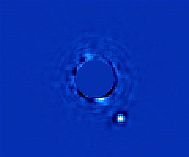 Supergevoelige camera legt een direct beeld van een exoplaneet vast
