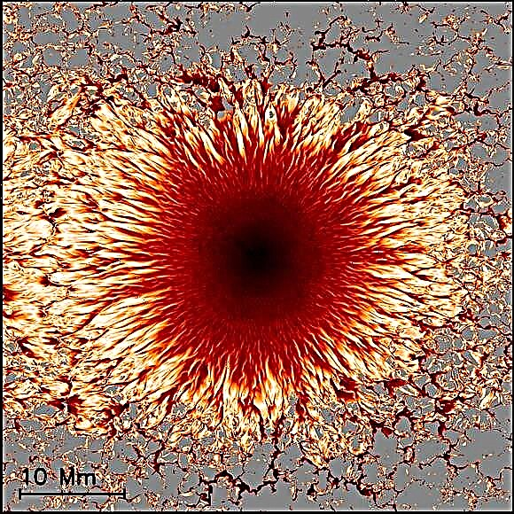 Baru, Tampilan Close-Up Probe sifat dari Sunspots