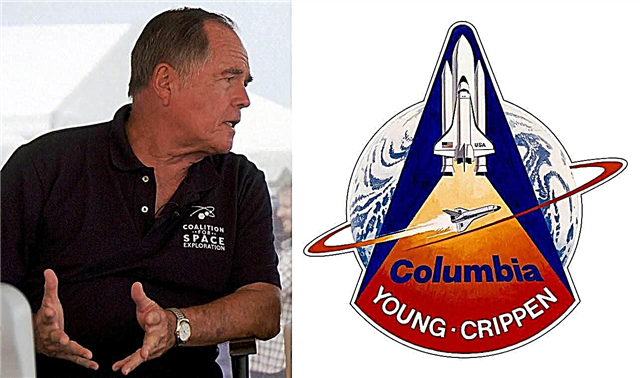 Eins zu Eins mit dem ersten Piloten des Space Shuttle-Programms, Robert Crippen
