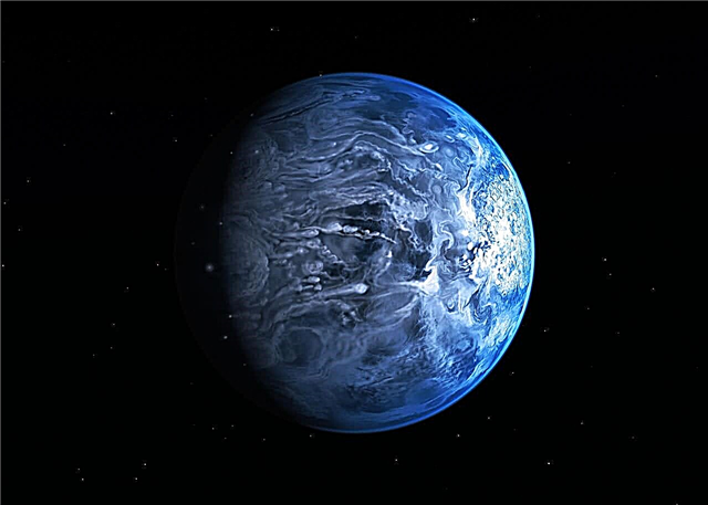 Hubble confirme que l'exoplanète a une atmosphère bleue