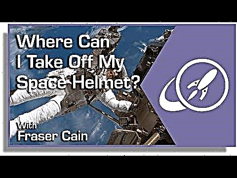 Onde posso tirar meu capacete espacial?
