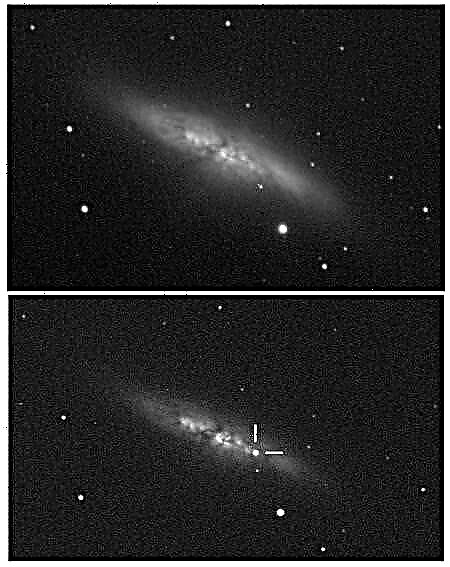 El tiempo nublado condujo al descubrimiento de la supernova M82 'Fluke'