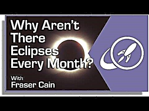 Por que não há eclipses todos os meses?