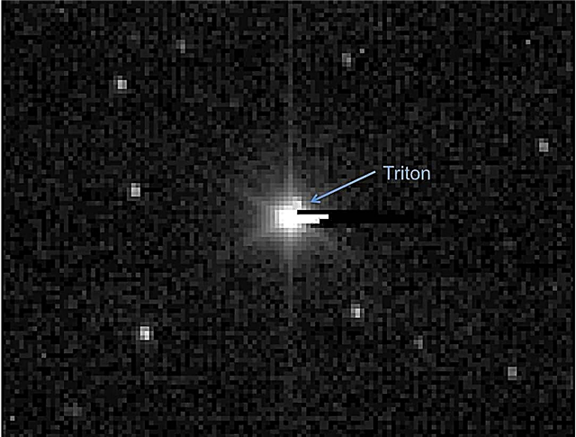 New Horizons Mission Practice Telescopic Imager on Plutona's Twin