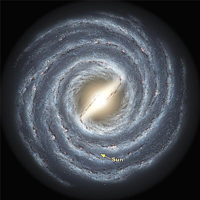 O diâmetro da Via Láctea