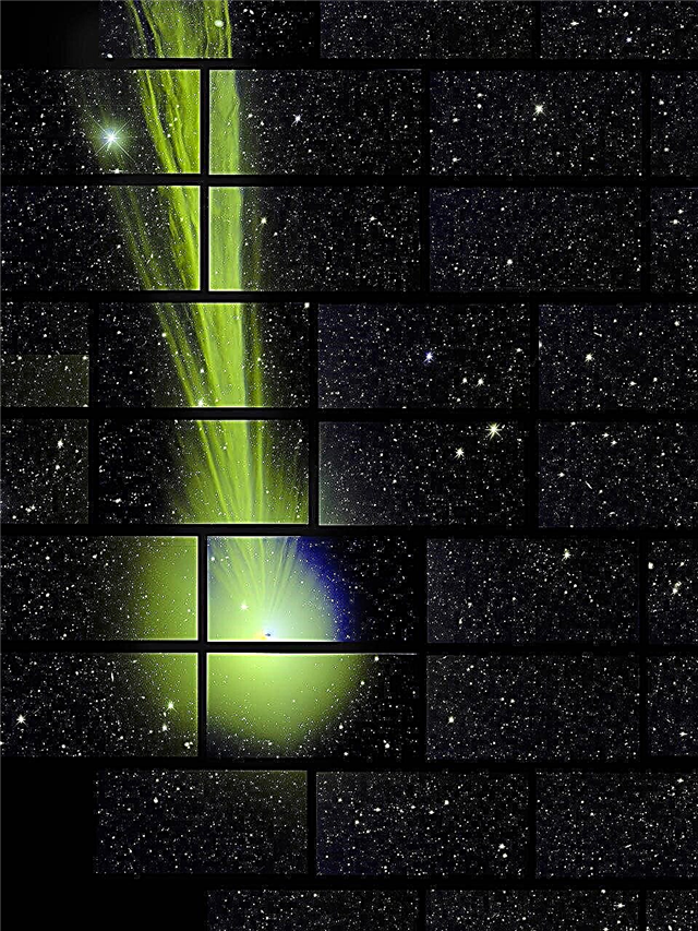 Máy ảnh năng lượng tối lấy hình ảnh khổng lồ tình cờ, hình ảnh tuyệt đẹp của sao chổi Lovejoy