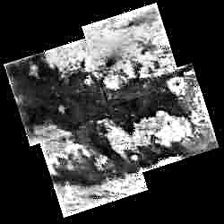 Fensal-Aztlan-regionen ved Titan