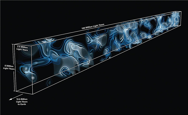दूर की आकाशगंगाओं ने पहली बार 3 डी कॉस्मिक वेब का खुलासा किया