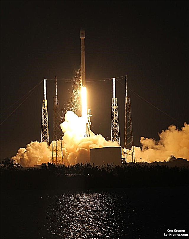 Scoruri SpaceX reușesc spectaculoase scorând Florida Florida cu racheta Next Gen