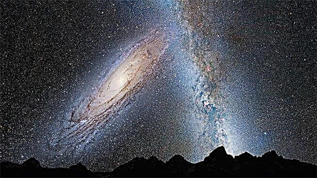 Neizbježno je: Mliječni put, Andromeda Galaxy koji se kreće prema sudaru