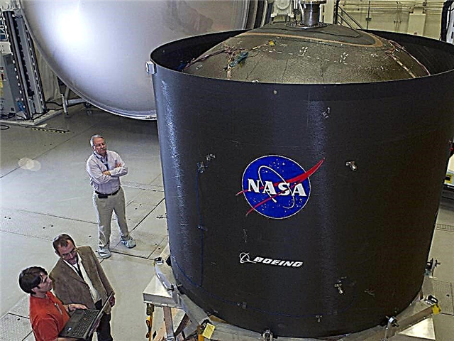 Tanque de propulsores espaciais da NASA, que muda o jogo, para permanecer de castigo por enquanto