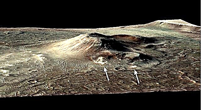 Fontes termais antigas vistas em Marte