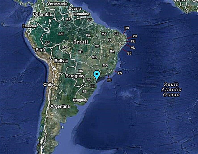 Nylig ildkule som ble sett i Brasil, ble faktisk Centaur-raketten igjen