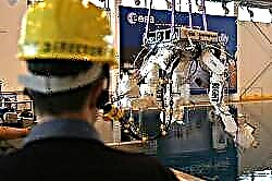 Robô espacial europeu testado debaixo d'água