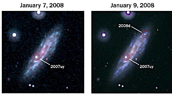 Noķerts aktā: astronomi redz Supernovu, kad tā eksplodē