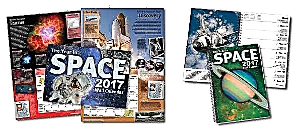 Laimējiet sienas un galda kalendāru "Gads kosmosā" - žurnāls Space