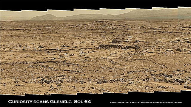 Lindo Glenelg - Panorama da 'Terra Prometida' em Marte