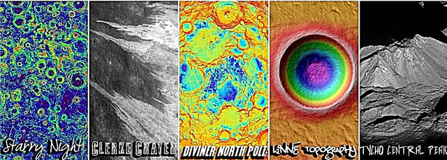 Qual destas imagens da lua chama sua atenção? A NASA pede para você escolher o melhor