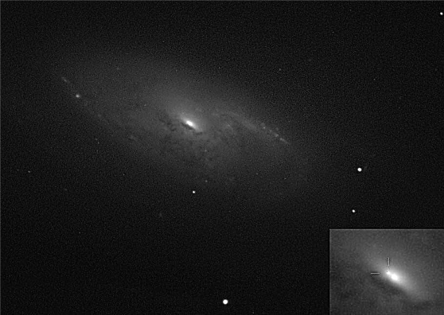 Neue Supernova Pops in Bright Galaxy M106 in den 'Jagdhunden'