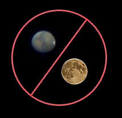 Le cyber-mythe qui ne mourra pas: voyez Mars aussi grand qu'une pleine lune !!!