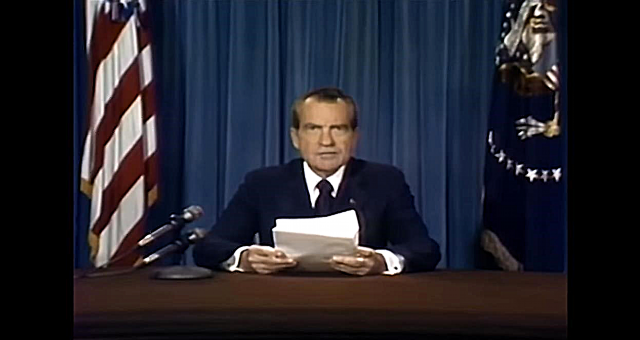 Aquí hay un Deepfake de Nixon dando un elogio para los astronautas del Apolo 11 si su misión falla