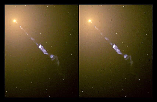 Gözlerinde - JP Metsavainio tarafından NGC 4486 Jet
