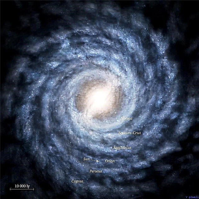 Die Milchstraße Spirale