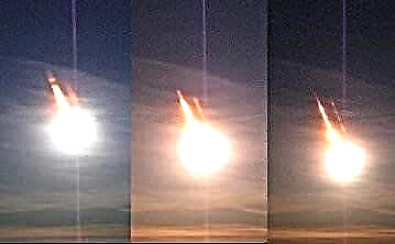 Noch ein Meteor? Nein, russische Rakete