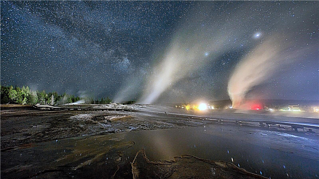 Zažite slávnu nočnú oblohu nad národným parkom Yellowstone