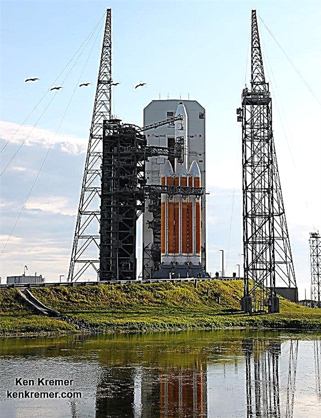 El cohete más grande del mundo está listo para competir el sábado con el satélite secreto NRO Spy - Watch Live
