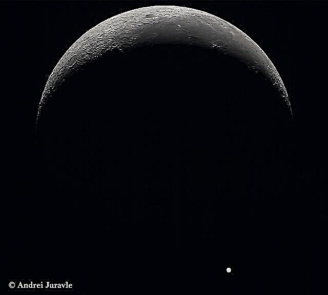 Vues spectaculaires: la lune occulte Jupiter