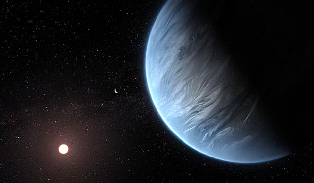 Vatten upptäckt i atmosfären på en exoplanet i zonen Habitable. Det kan vara regn