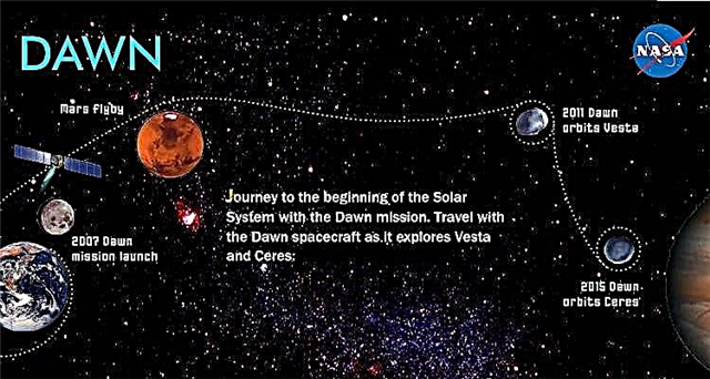 Le vaisseau spatial Dawn arrête les moteurs ioniques