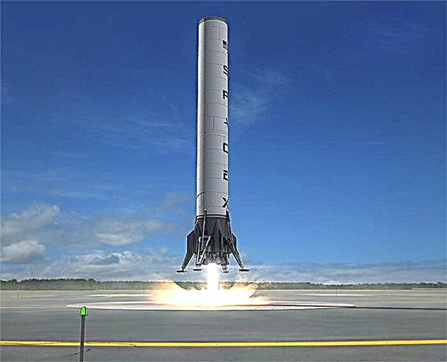 SpaceX je 10-príbeh opakovane použiteľný Grasshopper Rocket má väčší hop