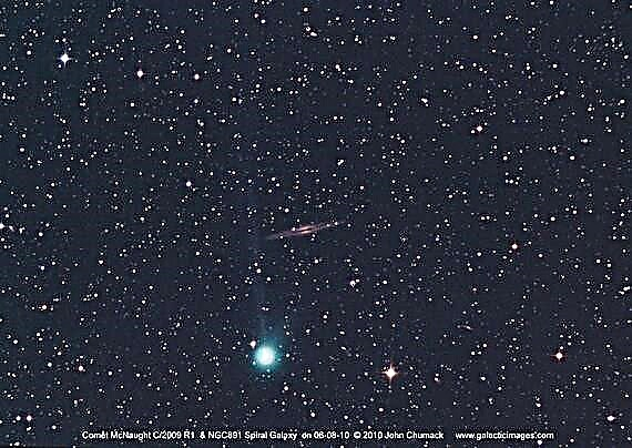 Ein neuer Komet McNaught konnte mit bloßem Auge gesehen werden