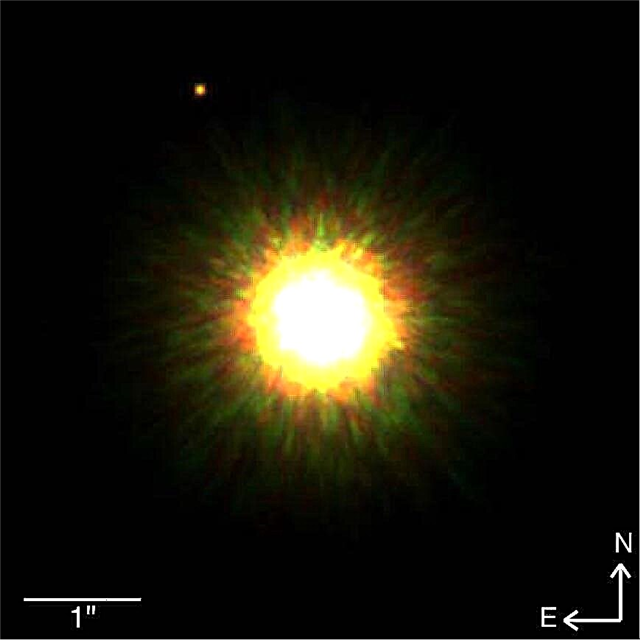 Első kép a valószínűleg bolygóról, egy napfényes csillag körül