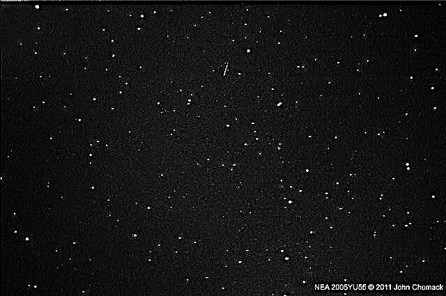 Billeder, Video fra Around the World of Asteroid 2005 YU55's Close Pass