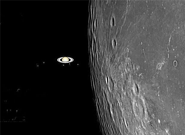 Saturn verschwindet hinter dem Vollblumenmond 14. Mai - Sehen Sie es live