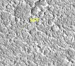 Guardando in basso su Mars Pathfinder