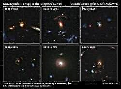 Hablyje randama dešimtys gravitaciniu požiūriu objektyvių galaktikų