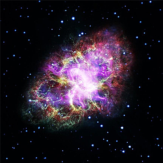Splendida vista sulla Nebulosa del Granchio appena migliorata cinque volte