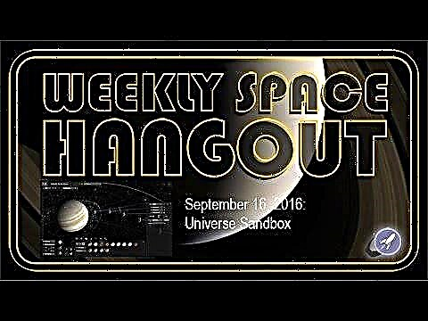 Wekelijkse Space Hangout - 16 september 2016: Universe Sandbox