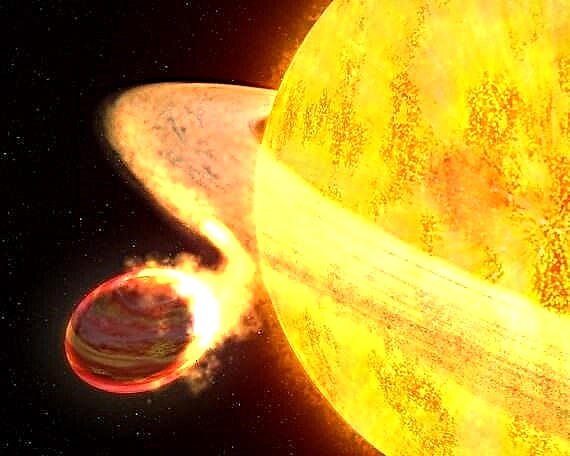 يؤكد هابل أن النجوم تلتهم كوكبًا خارجيًا ساخنًا