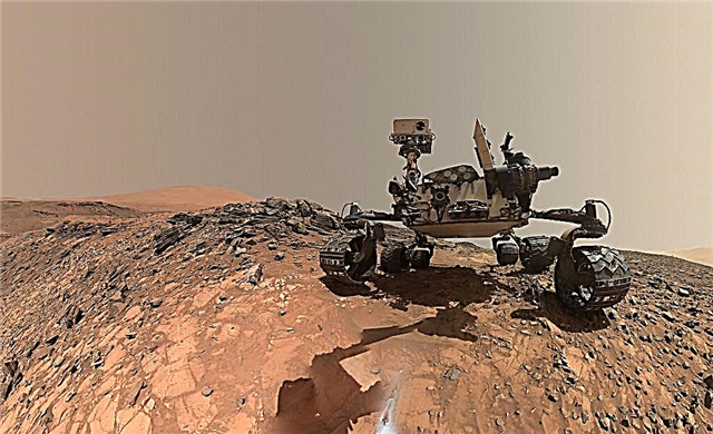 Curiosity Snaps Superbe Selfie de ventre unique sur le site de forage de Buckskin Mountain Base