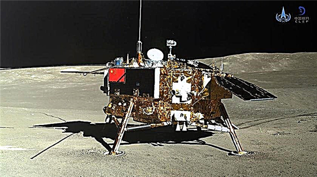 Increíble video de descenso del módulo de aterrizaje chino al lado lejano de la Luna