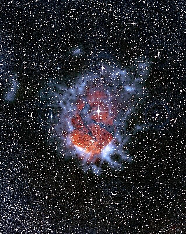 Нова субмилиметарска слика открива блиставе звездасте расаднике